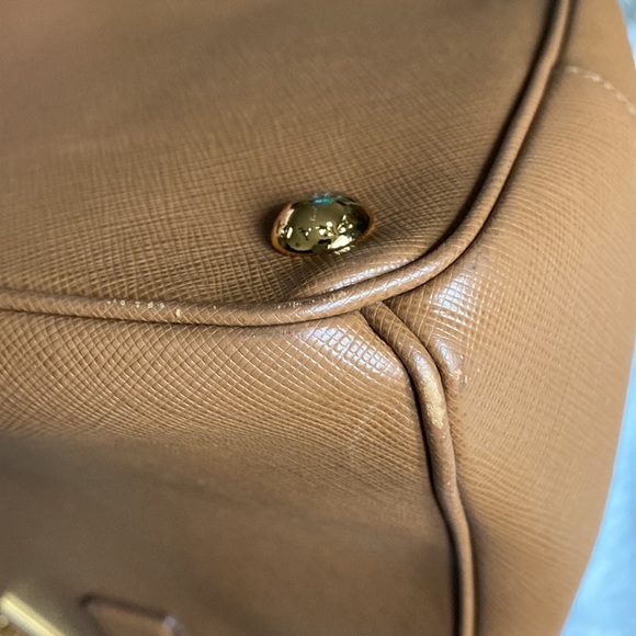 Prada Medium Galleria, Brown Double Zip Lux Tote Saffiano Leather Medium - Picture 12 of 15